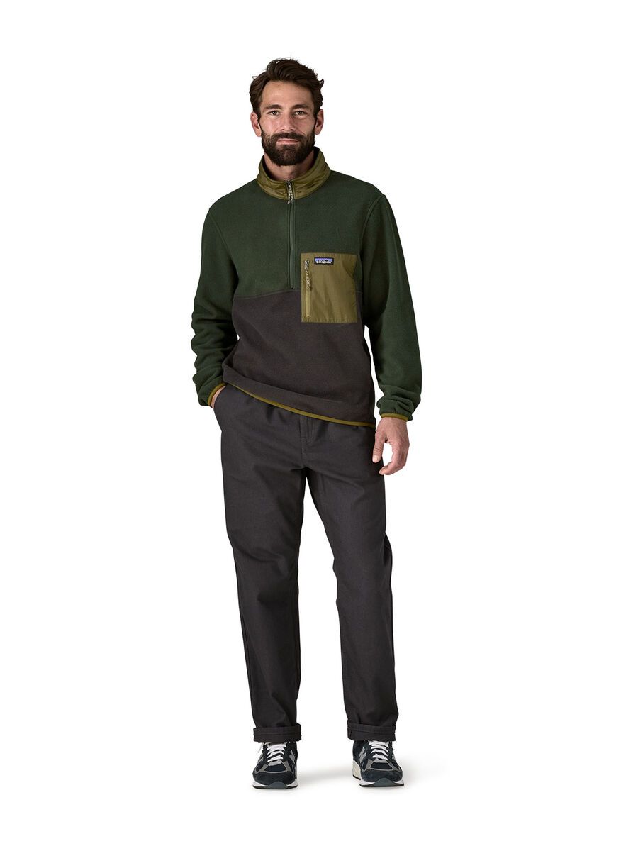 Patagonia Men's Microdini 1/2-Zip Fleece Pullover, black - Bild 5