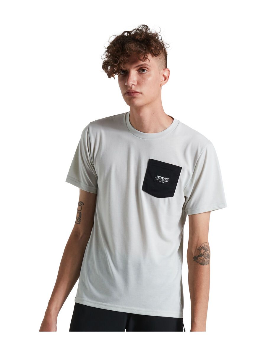 Specialized Men's Short Sleeve Pocket T-Shirt, dove grey - Bild 1
