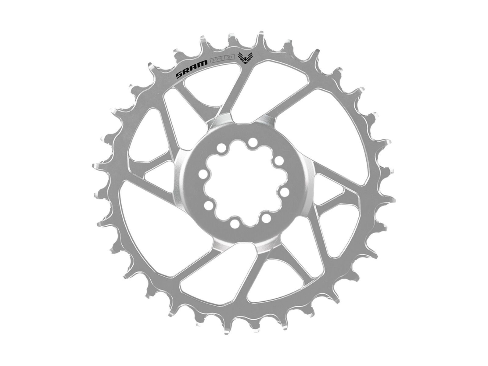 SRAM Eagle 90 Transmission Direct Mount Kettenblatt, silver - Bild 1