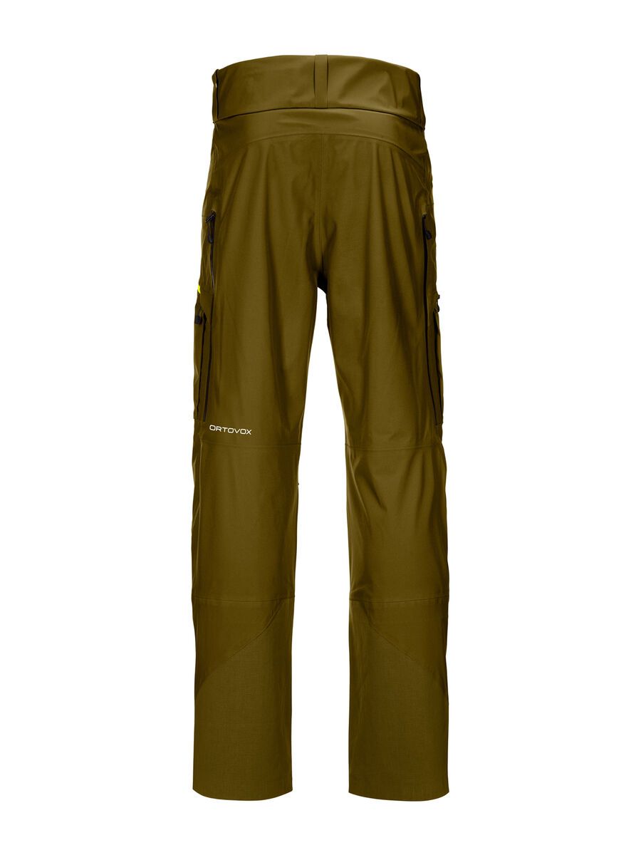 Ortovox 3L Deep Shell Pants M, green moss - Bild 2
