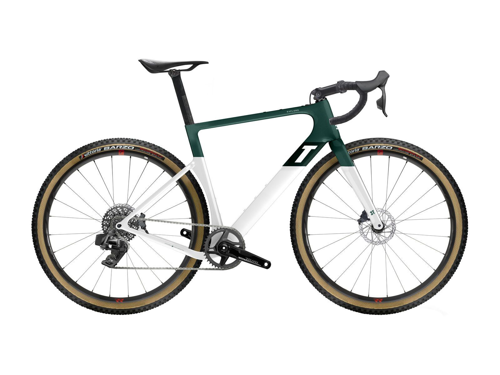 3T Exploro RaceMax Rival XPLR 1x12 650B, emerald/white - Bild 1