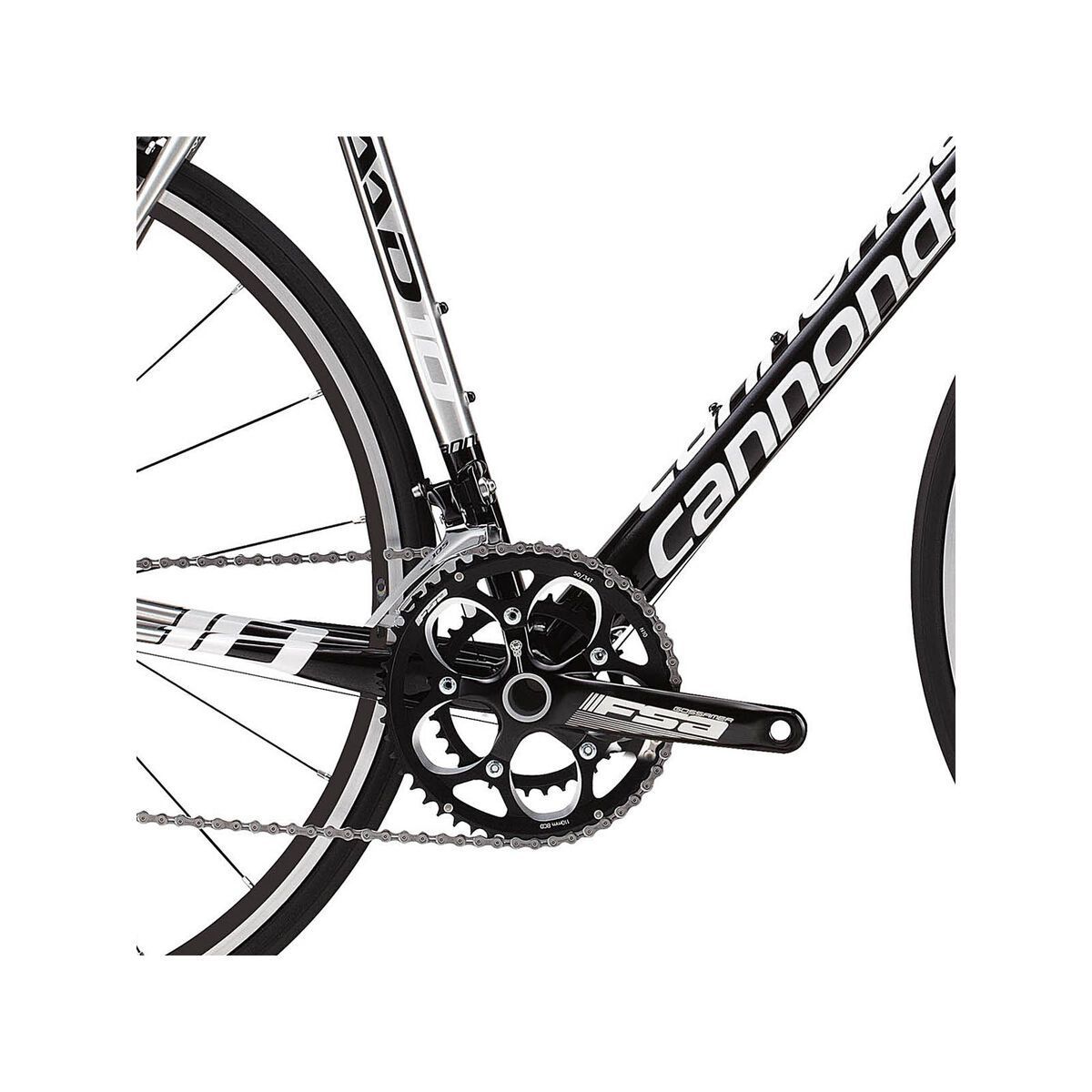 Cannondale CAAD 10 5 105 Triple, brushed aluminum w/ jet black and magnesium white accents gloss - Bild 2
