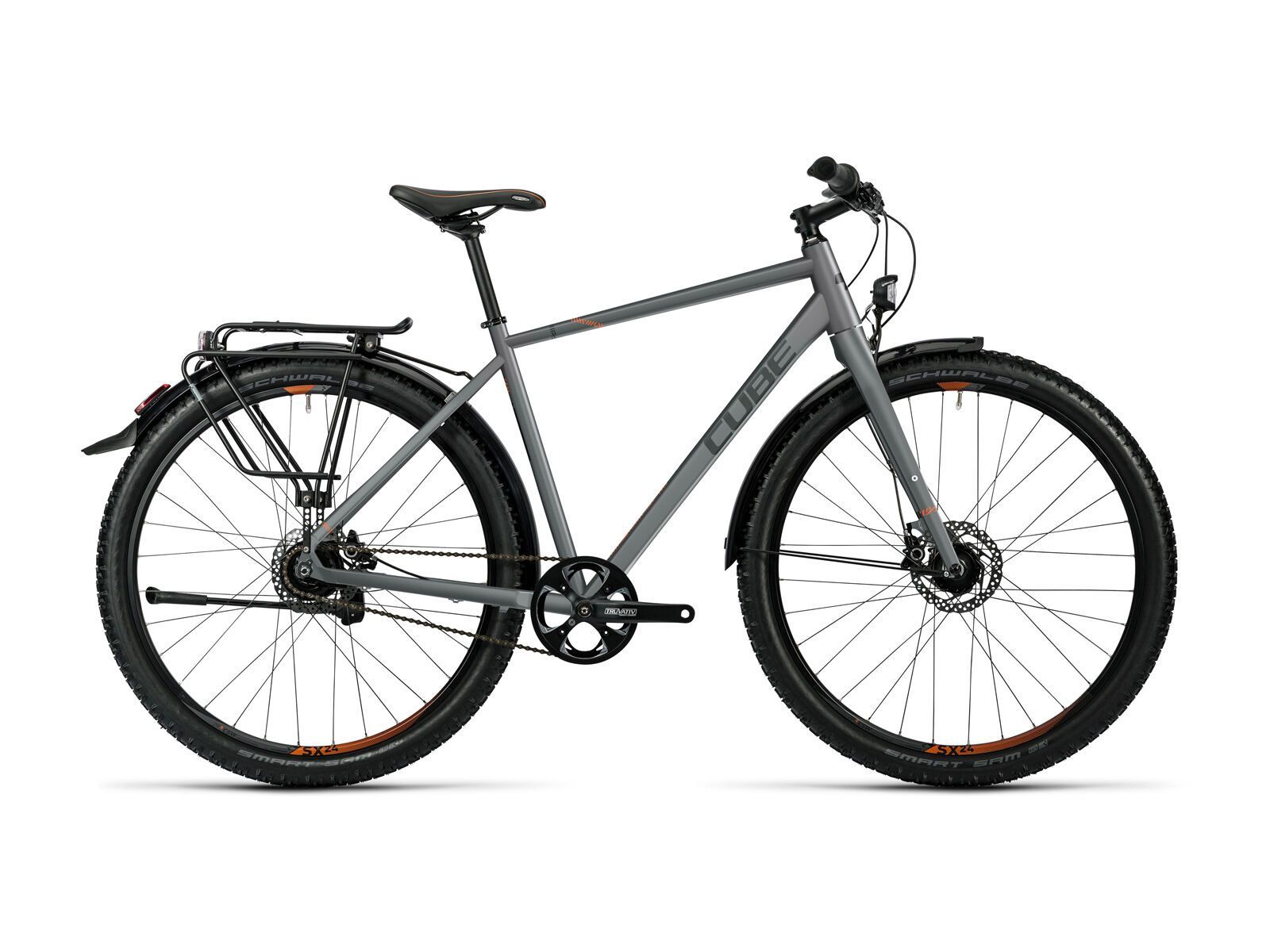 Cube Travel Pro, grey black spicy orange - Bild 1