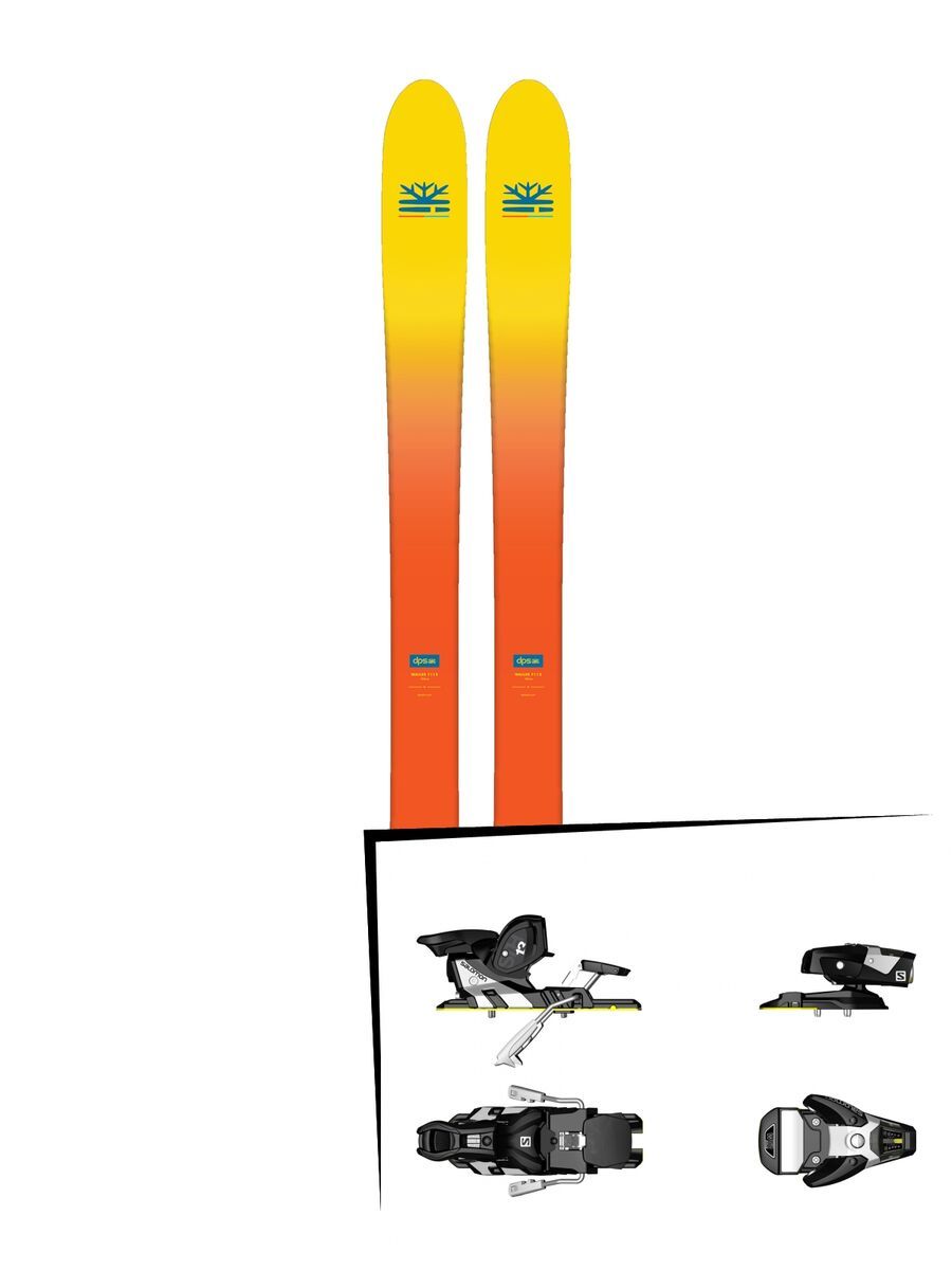 Set: DPS Skis Wailer F112 2017 + Salomon STH2 WTR 13 (1456104) - Bild 1