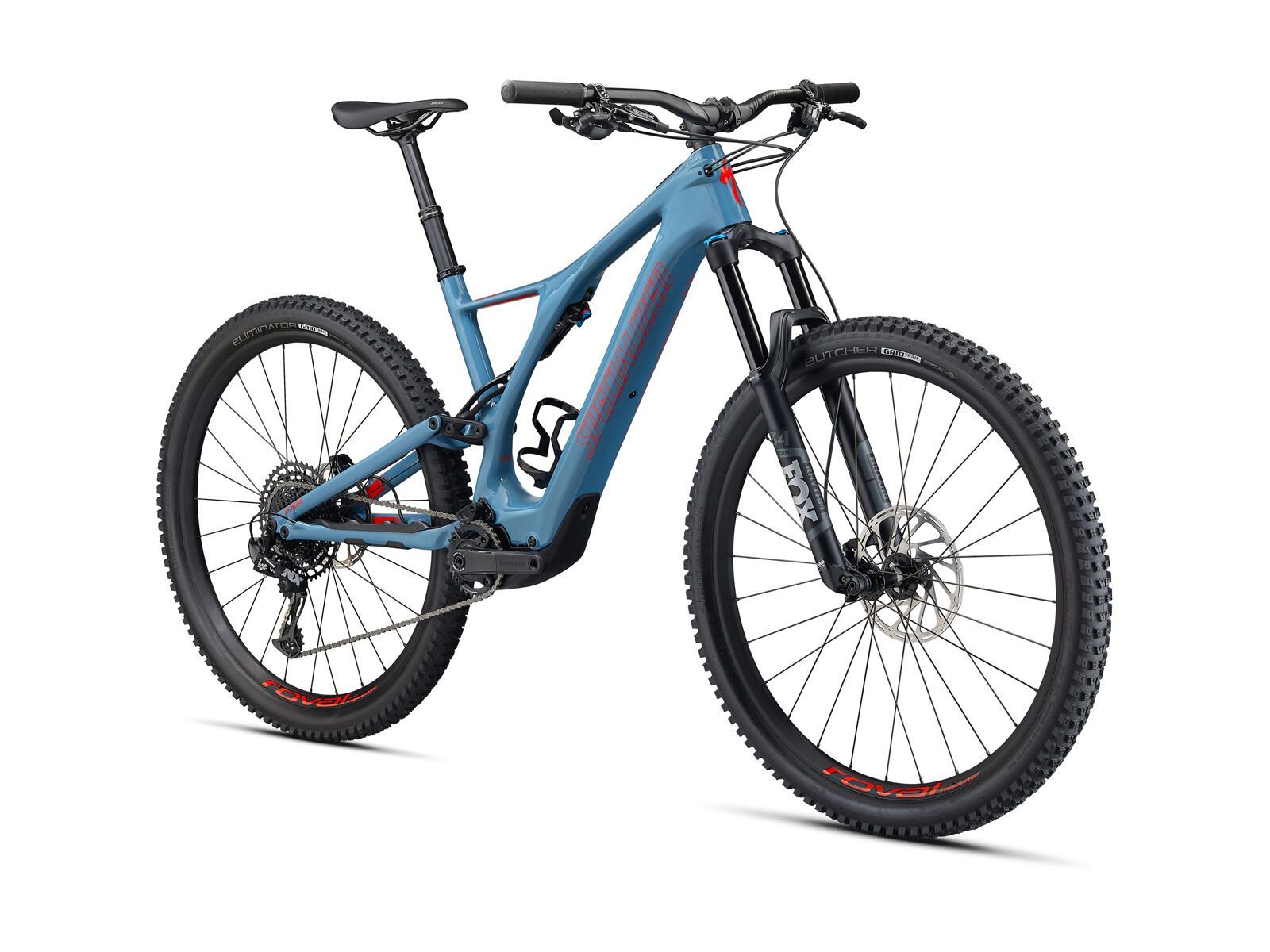 Specialized Turbo Levo SL Comp Carbon, storm grey/rocket red - Bild 2