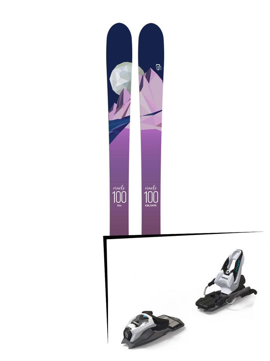 Set: Icelantic Oracle 100 2018 + Marker Free 8 black/white - Bild 1