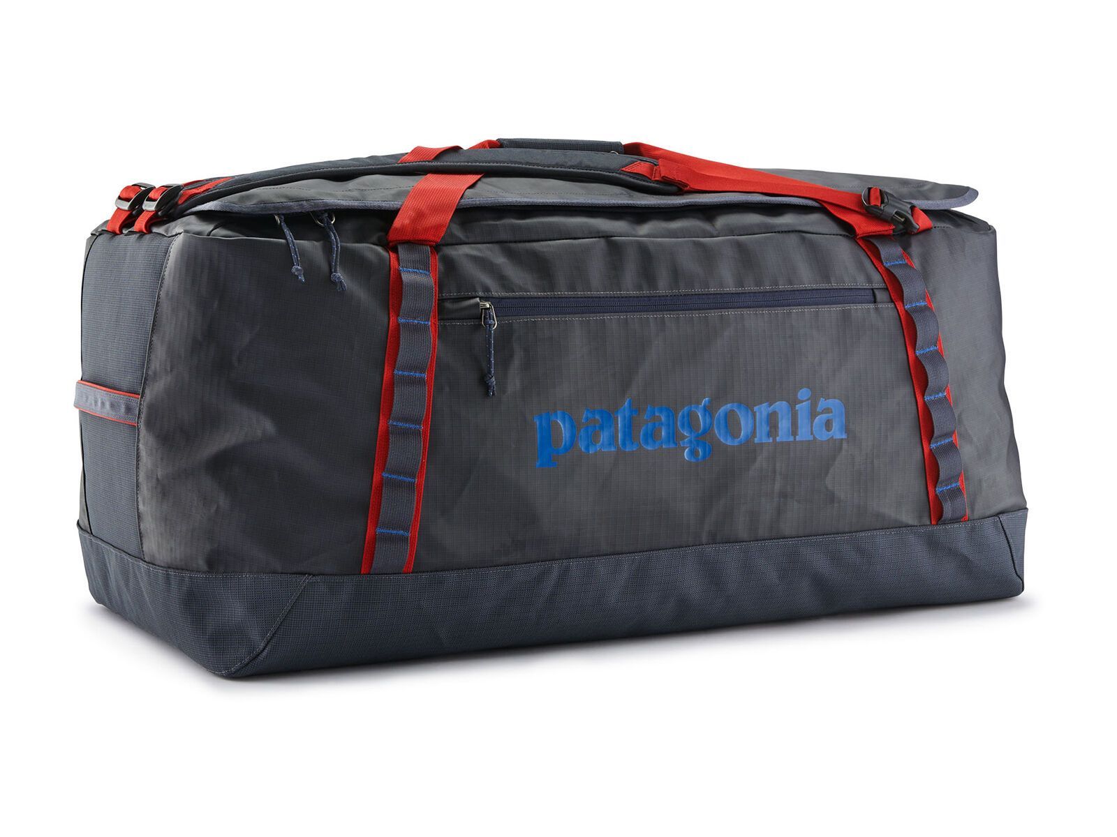 Patagonia Black Hole Duffel 100L, smolder blue w/amanita red - Bild 1