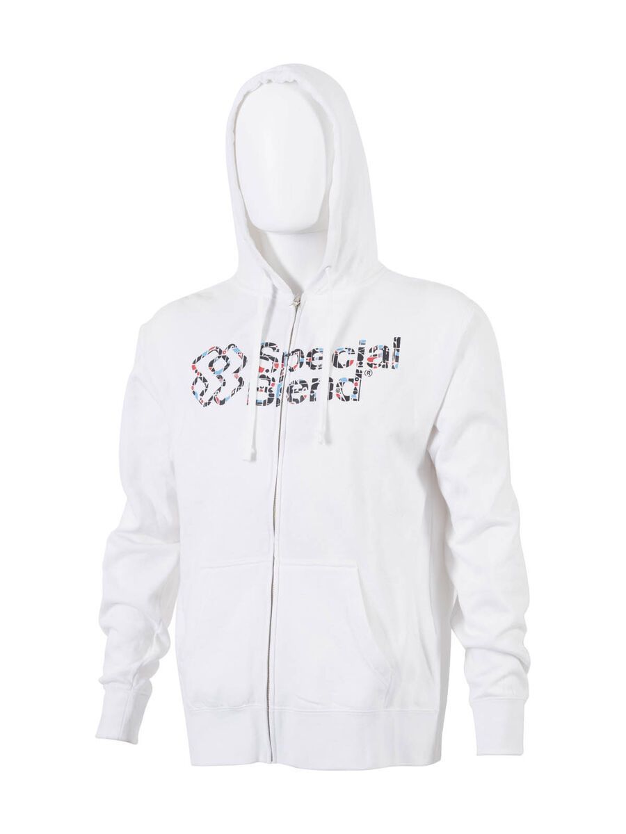 Special Blend Struggle Wordmark Zip Hoodie, white - Bild 1