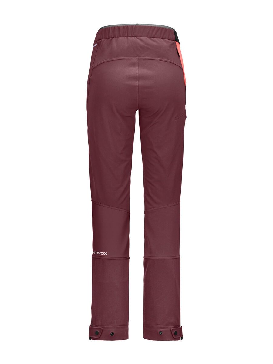 Ortovox Merino Naturtec Light Col Becchei Pants W, winetasting - Bild 2