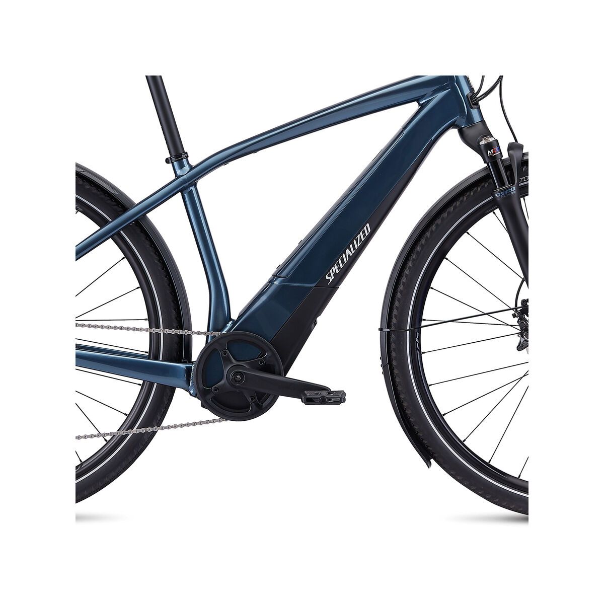 Specialized Men's Turbo Vado 5.0, cast battleship/black/chrome - Bild 5