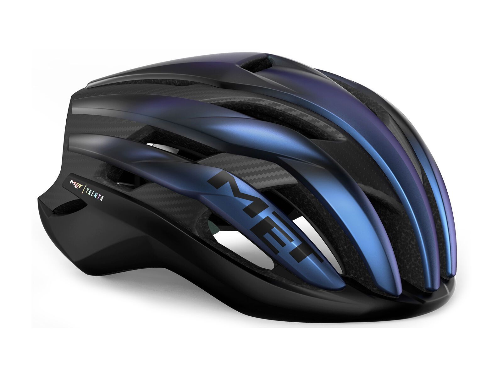 MET Trenta 3K Carbon MIPS, blue iridescent/matt - Bild 1