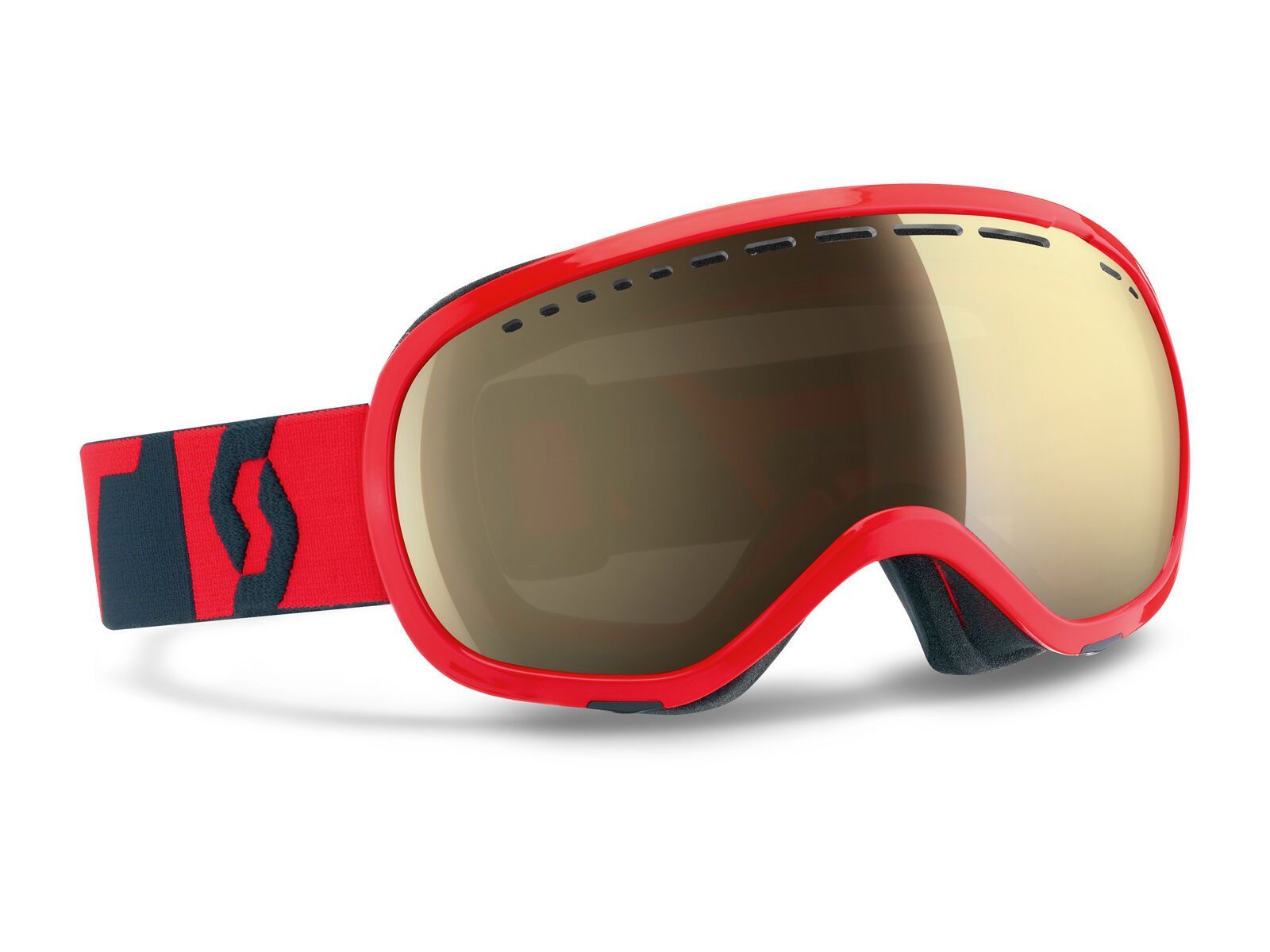 Scott Off-Grid, neon red/ls bronze chrome - Bild 1