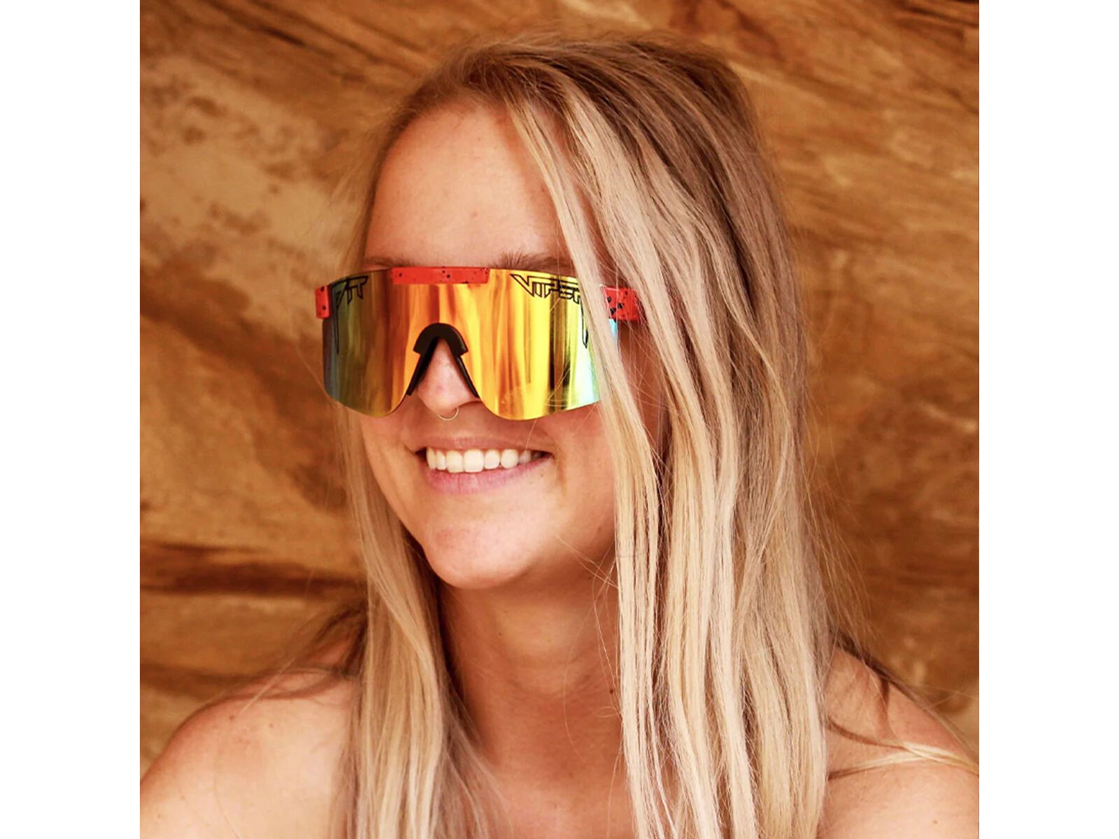 Pit Viper The Originals SW, The Hotshot Polarized Rainbow Mirror - Bild 5