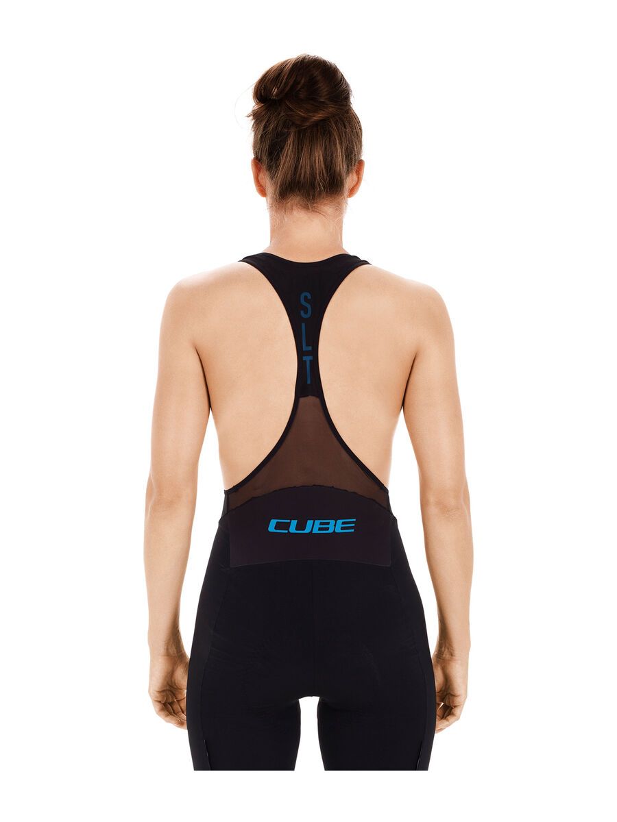 Cube WS SLT Trägerhose kurz, black´n´blue - Bild 3