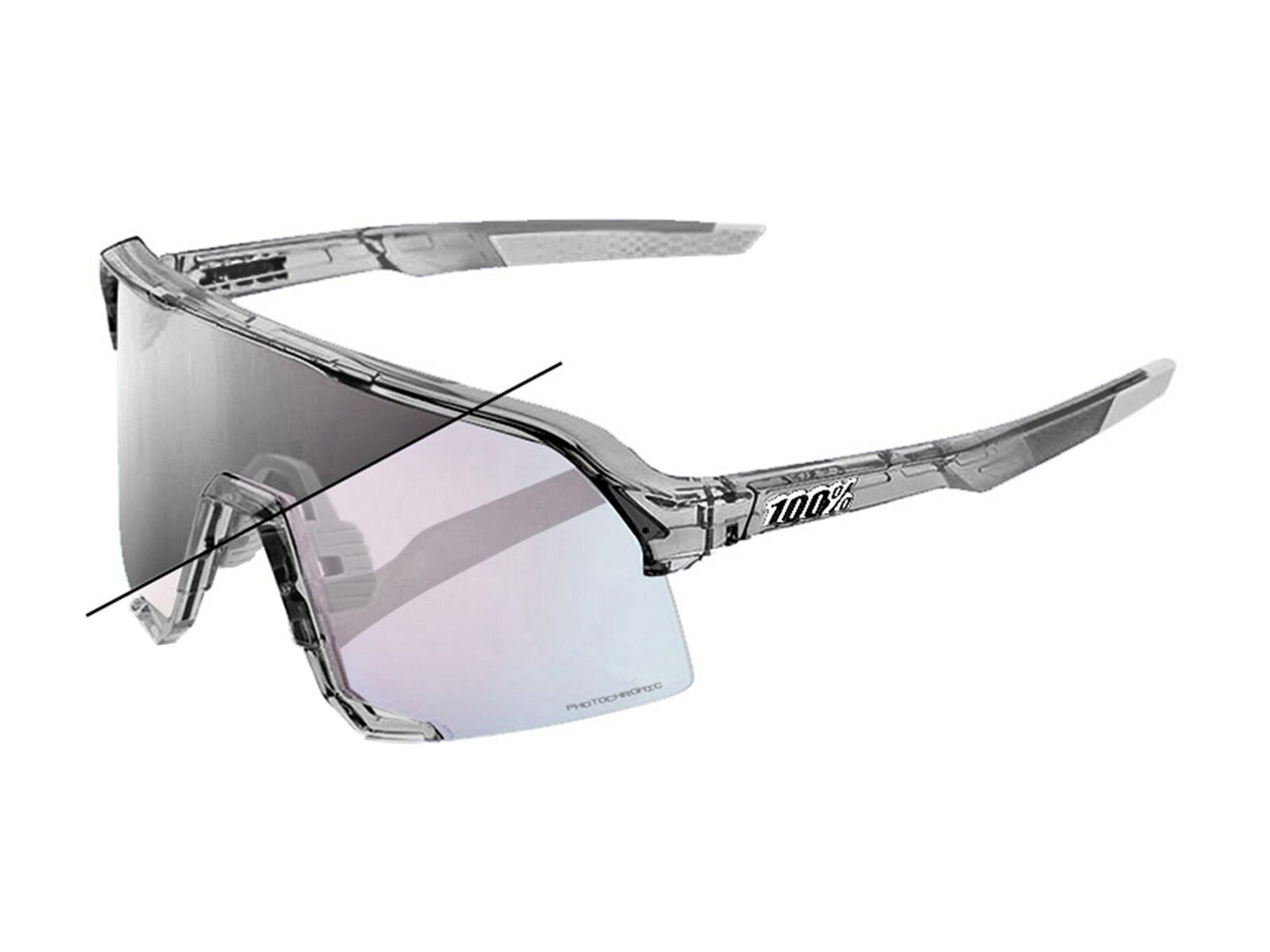 100% S3, Rose Gold Mirror Photochromic / polished transl. grey - Bild 1