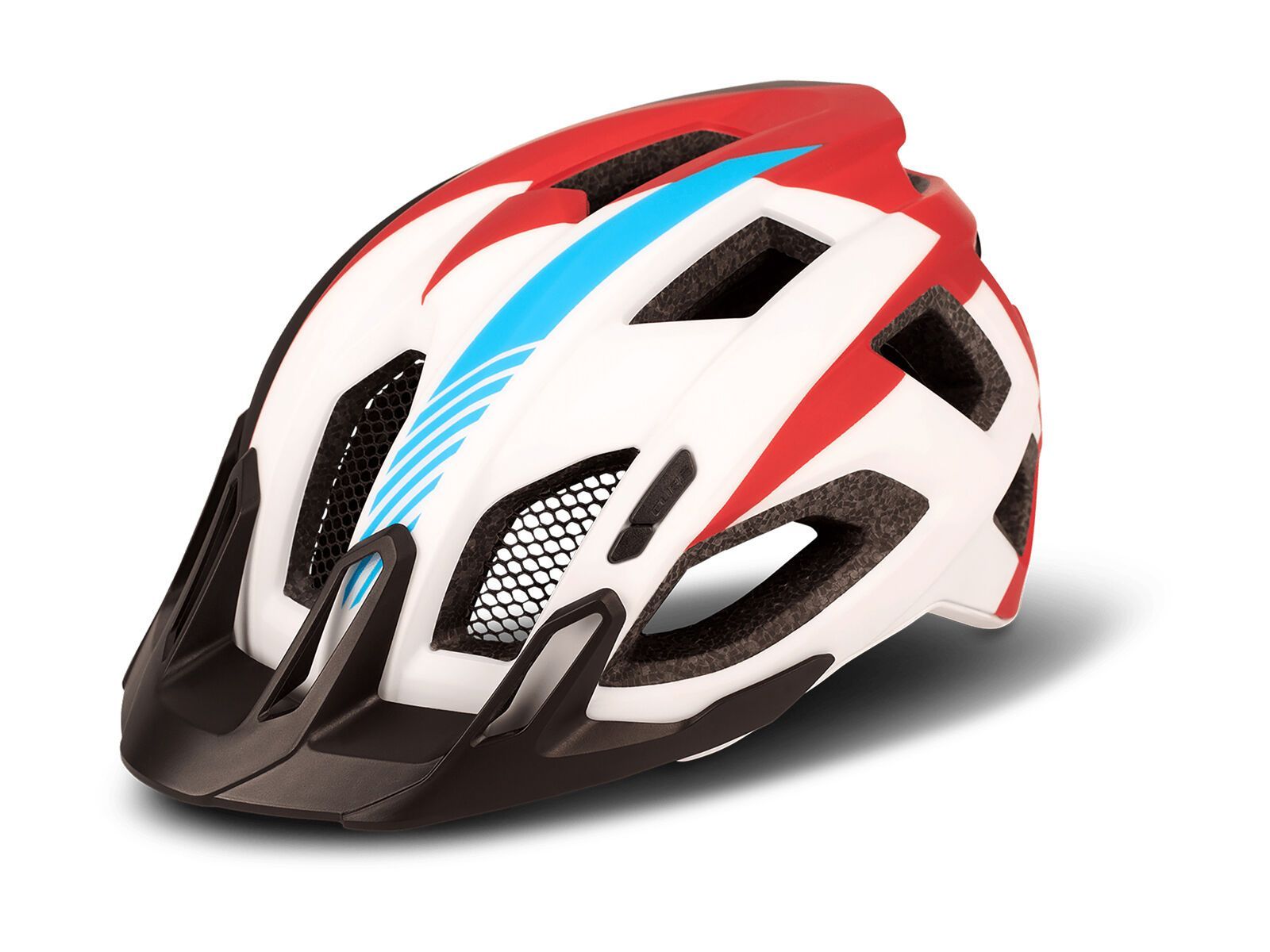 Cube Helm Quest Teamline, white´n´blue´n´red - Bild 1