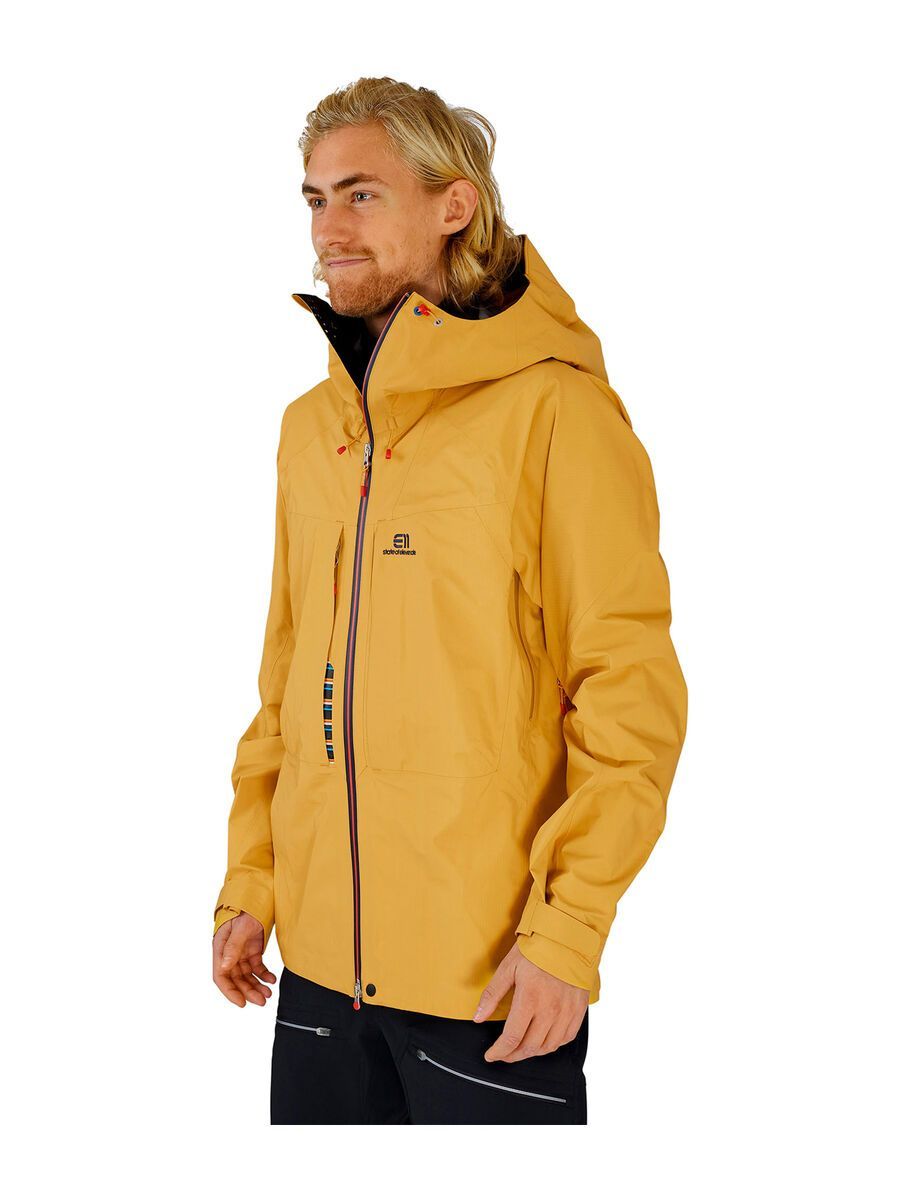 Elevenate Men's Free Tour Shell Jacket, mineral yellow - Bild 4