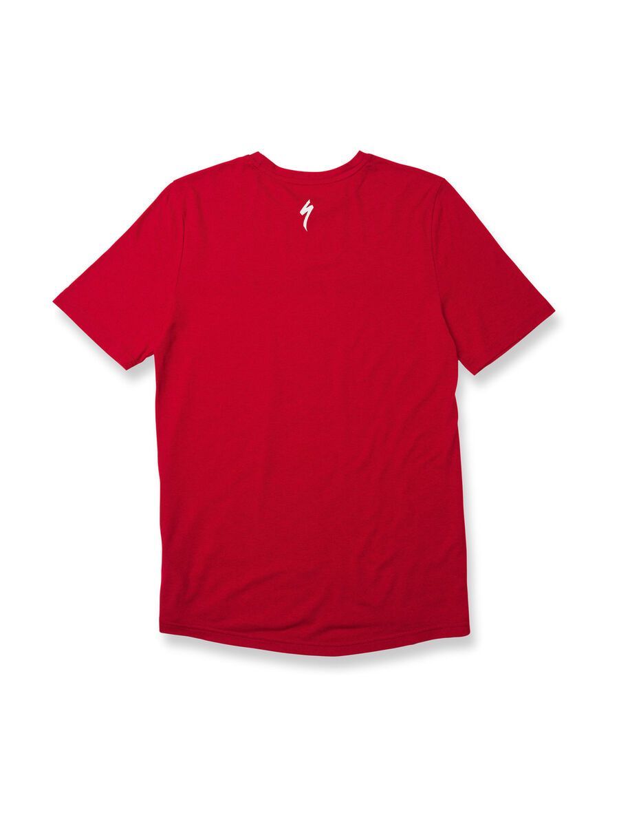 Specialized T-Shirt, red heather/white - Bild 2