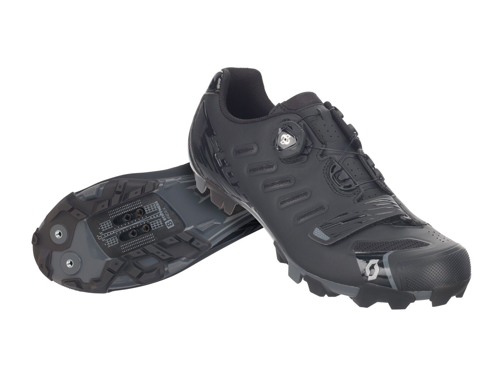 Scott MTB Team Boa Shoe, matt black/gloss black - Bild 1