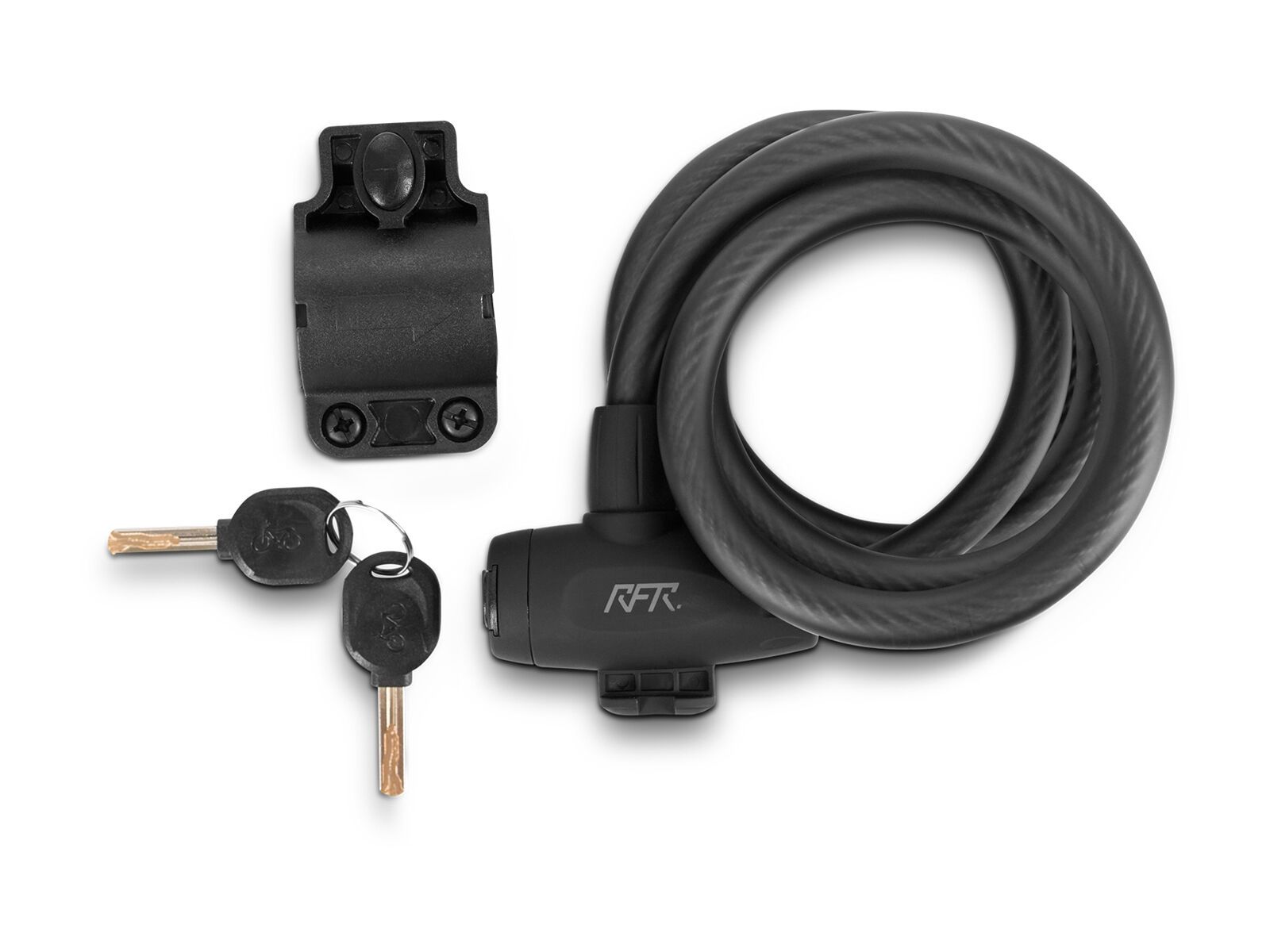 Cube RFR Spiralschloss HPP - 12 x 1.500 mm, black´n´grey - Bild 1