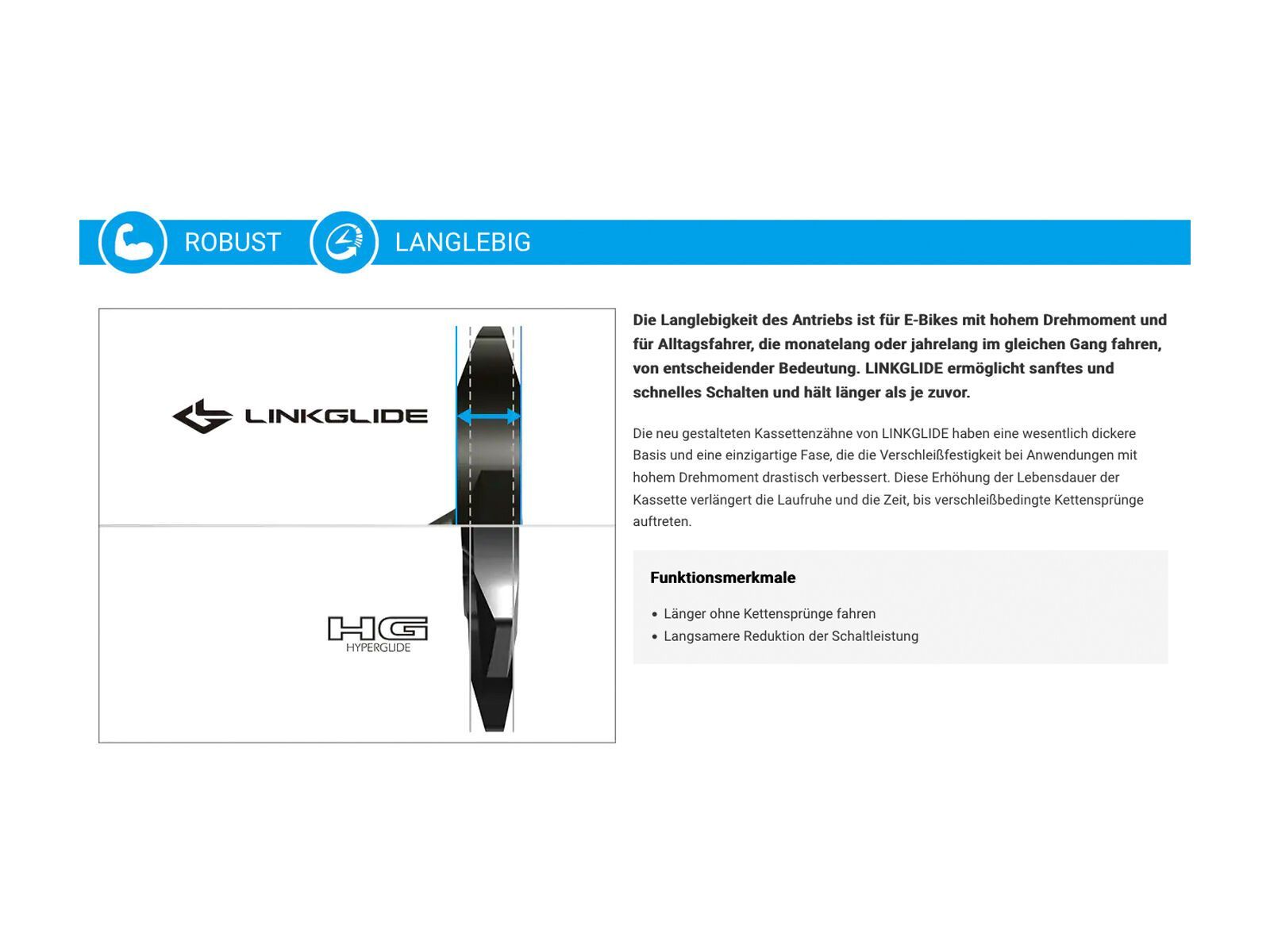 Shimano EP6 CS-LG400-11 Linkglide - 11-fach - Bild 4