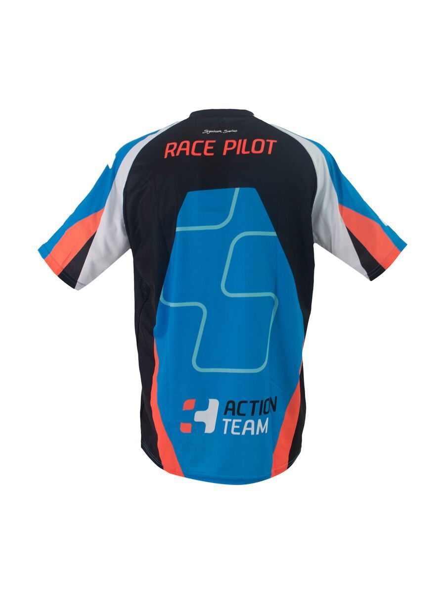 Cube Action Team Rundhalstrikot Signature kurzarm, blue´n´white´n´black - Bild 4