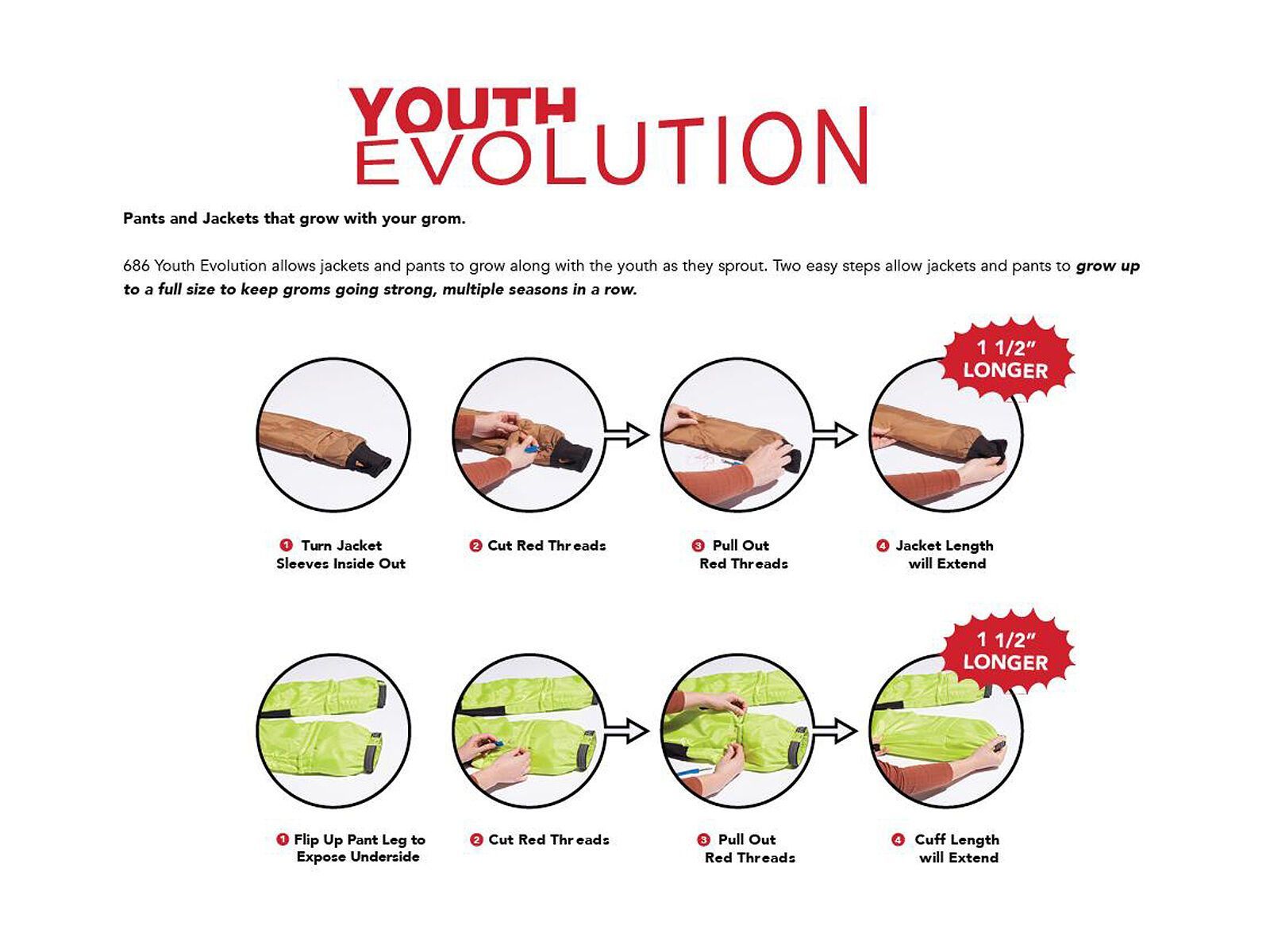 686 Youth Sierra Insulated Bib, black - Bild 3