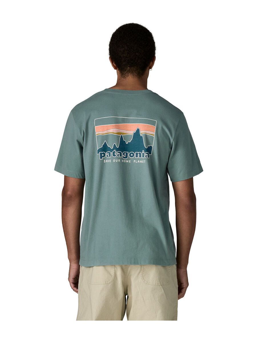 Patagonia Men's '73 Skyline T-Shirt, blue sage - Bild 5