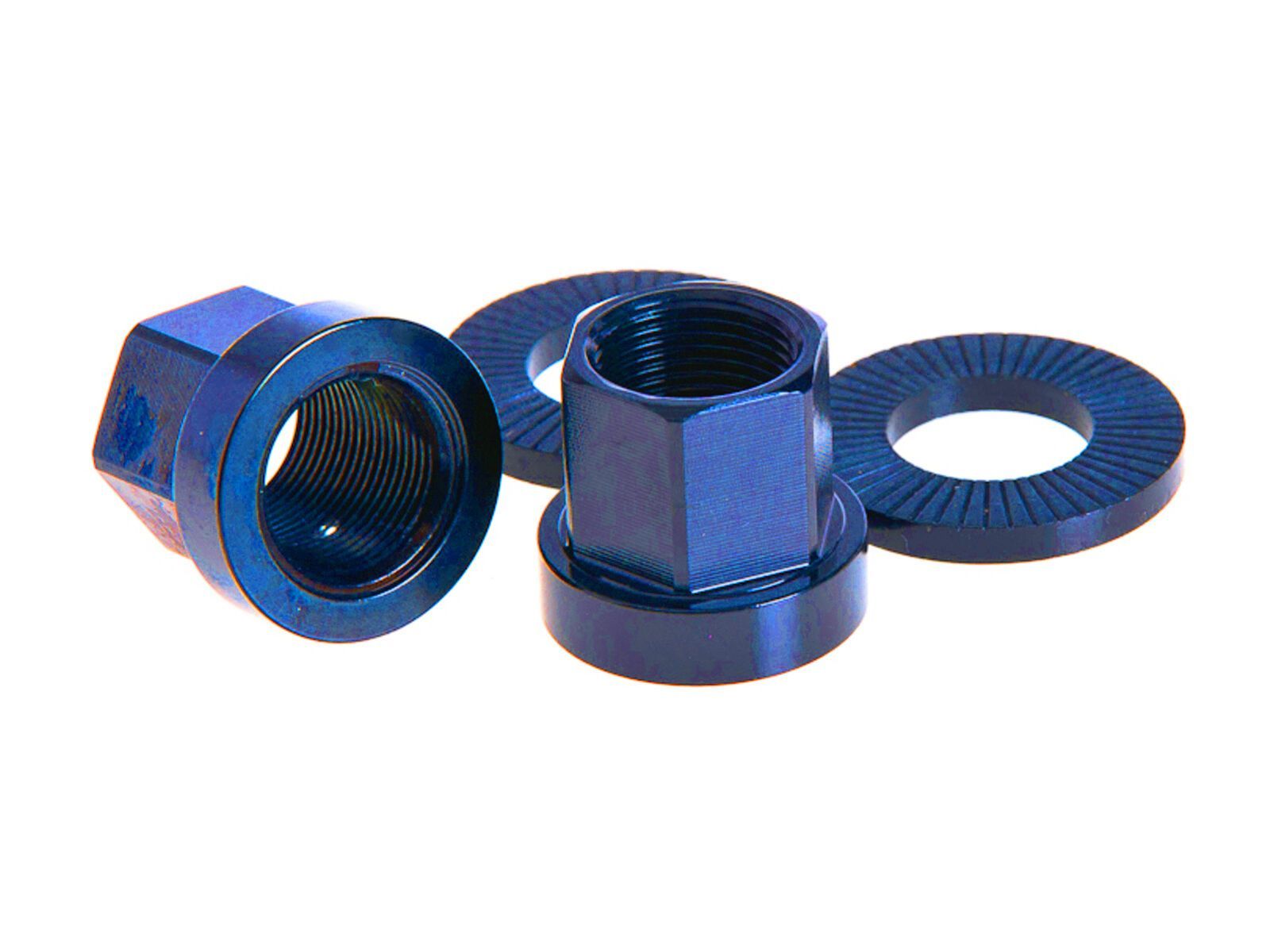 Salt Aluminium Mutter, 14 mm, Paar, blau - Bild 1