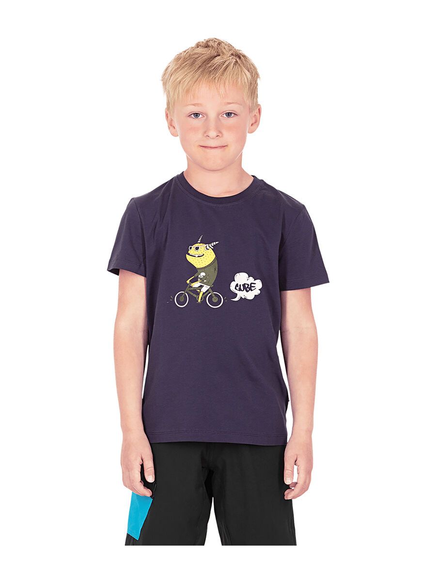 Cube Junior Organic T-Shirt Monster, dark blue - Bild 2