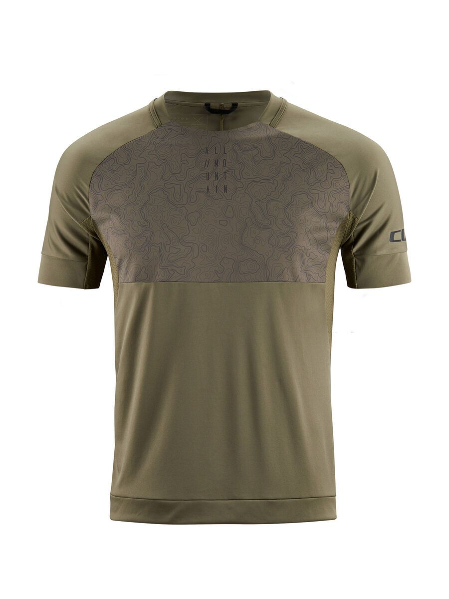 Cube AM Rundhalstrikot kurzarm, olive - Bild 1