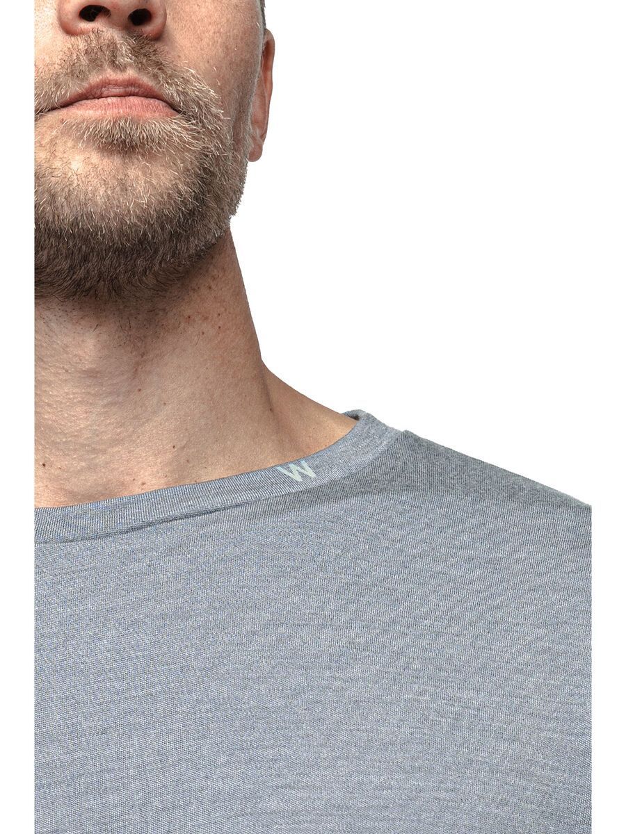 Woolf Merino Tuv Tee, rock grey - Bild 5