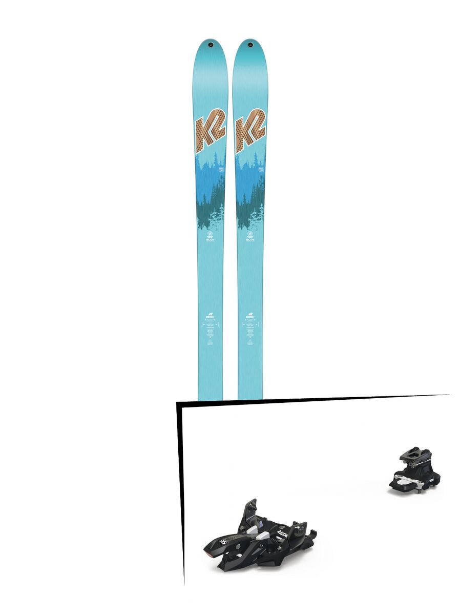 Set: K2 SKI TalkBack 82 ECOre 2018 + Marker Alpinist 12 black/titanium - Bild 1