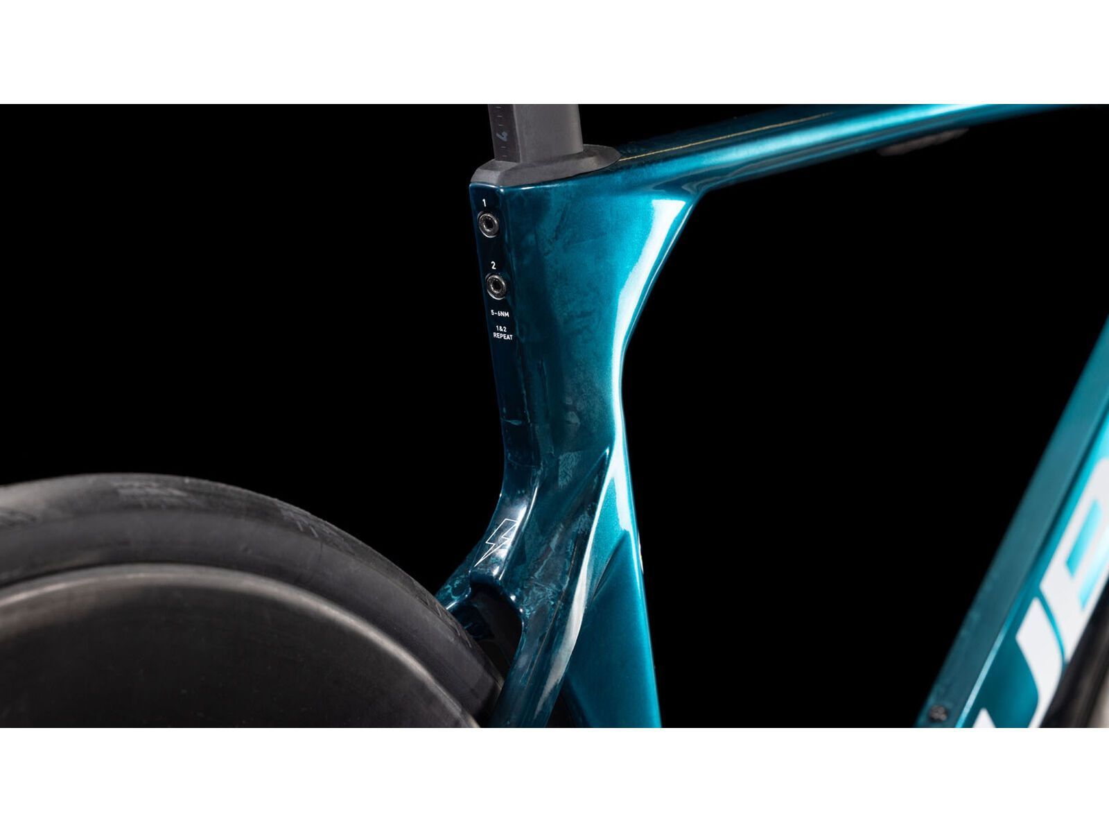 Cube Litening Aero C:68X SLX, chromeblue´n´liquidblue - Bild 4