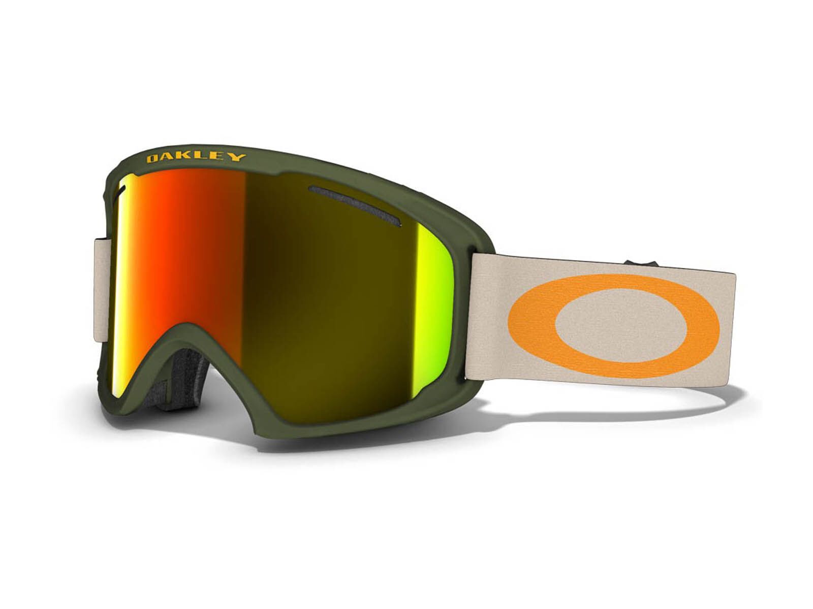 Oakley O2 XL, Surplus Green/Fire Iridium - Bild 1