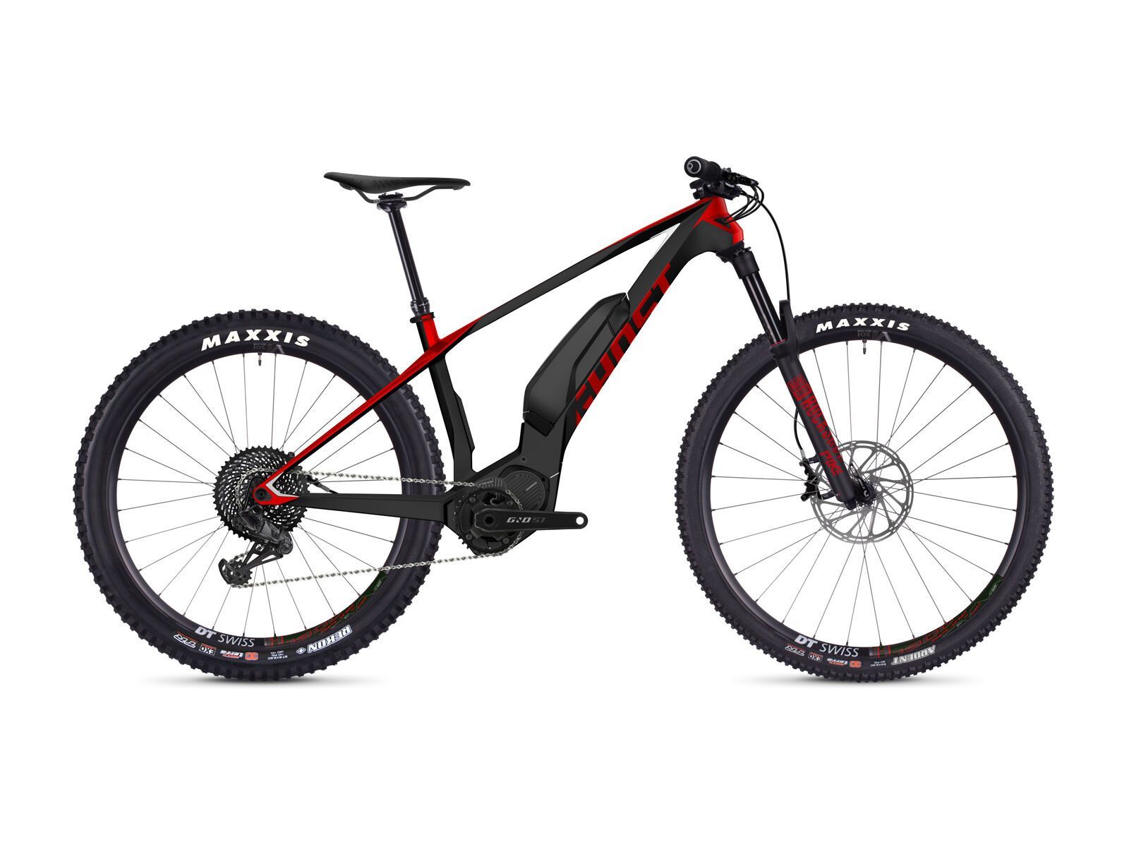 Ghost Hybride Lector S6.7+ LC, titanium gray/riot red/star white - Bild 1