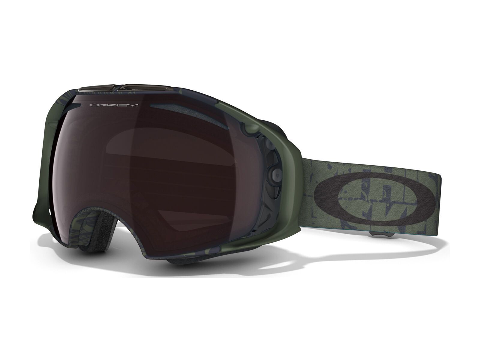 Oakley Airbrake, Tagline Gunmetal/Black Rose Iridium & Persimmon - Bild 1