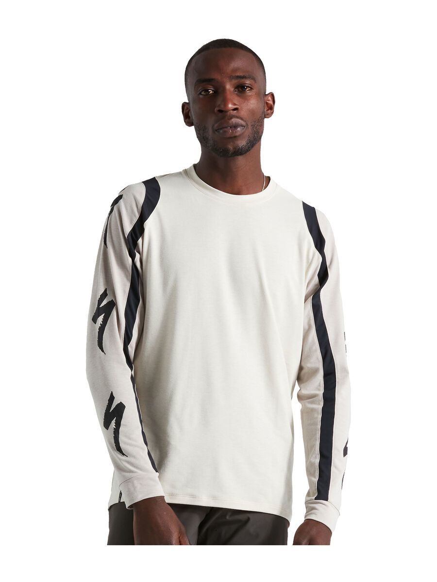 Specialized Men's Trail Long Sleeve Jersey, white mountains - Bild 1
