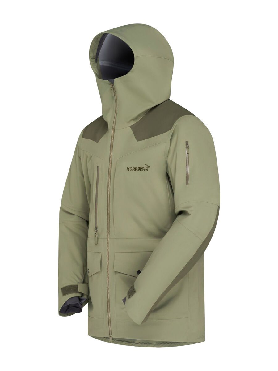 Norrona tamok dri3 Jacket M's, olive night/deep lichen green - Bild 2