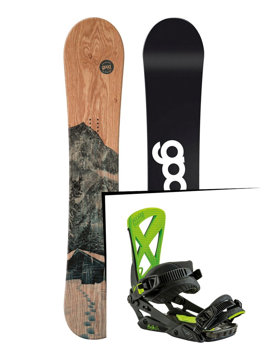 Set: goodboards Wooden 2017 + Nitro Phantom (1691282S) - Bild 1