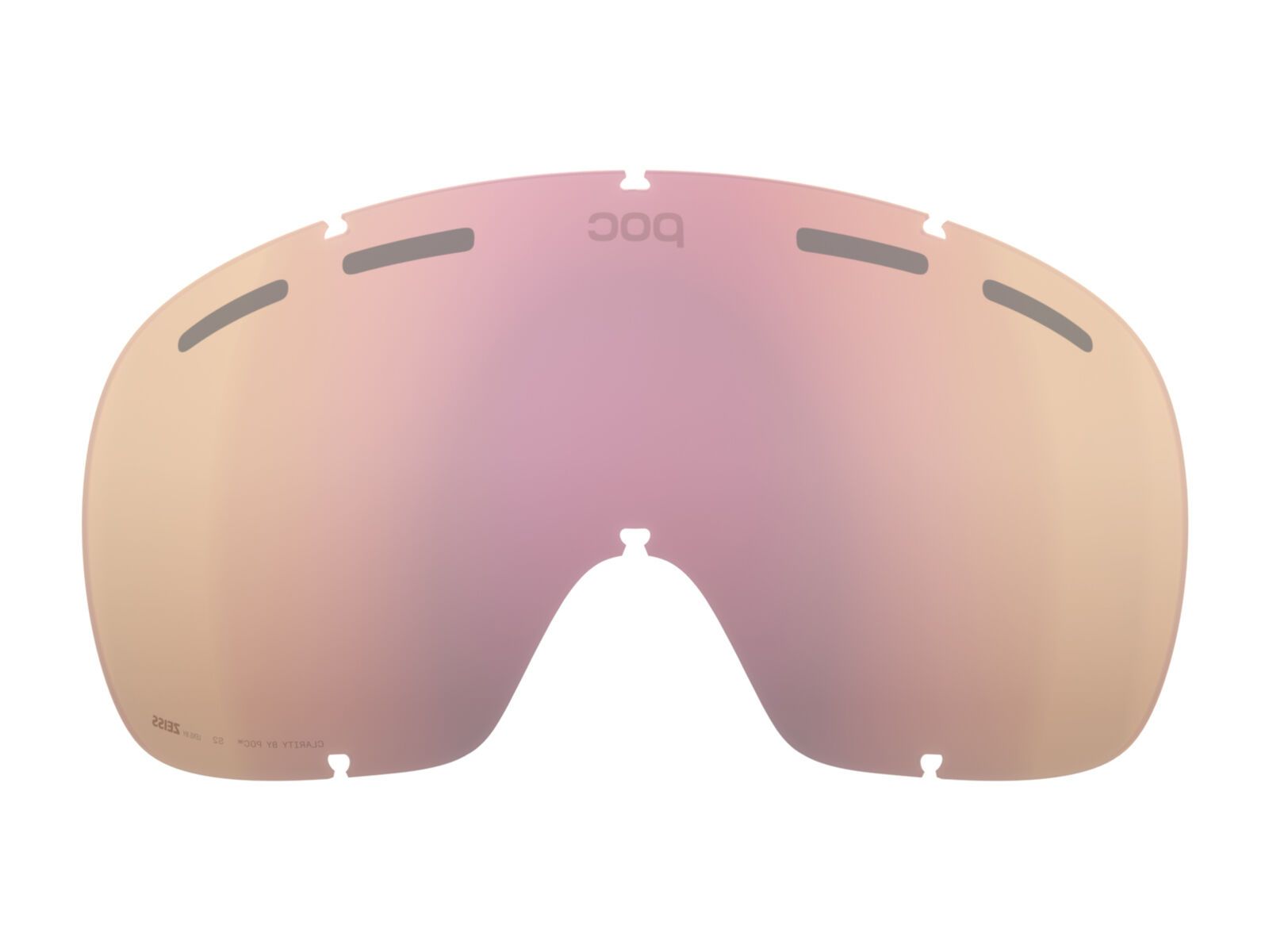 POC Fovea/Fovea Race Lens, Clarity Int./Partly Sunny Orange - Bild 2