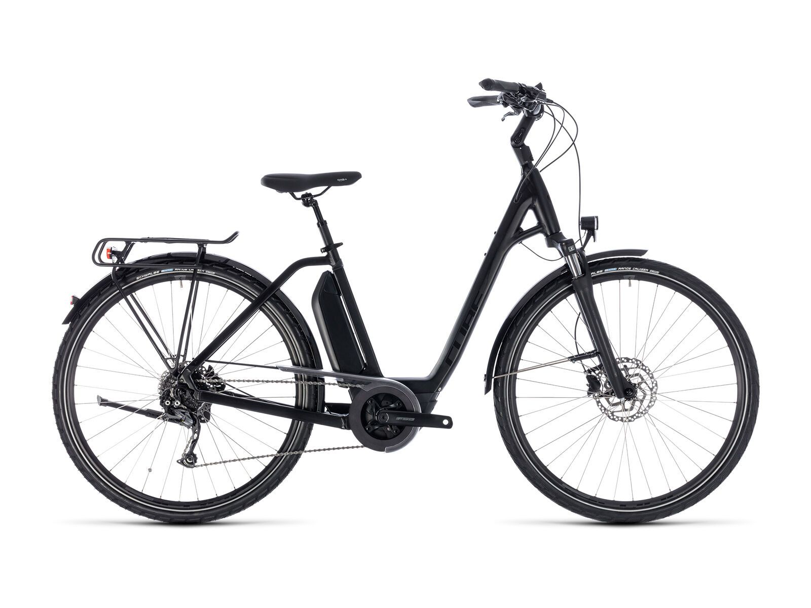 Cube Town Hybrid Sport 500 Easy Entry, black´n´glossy - Bild 1