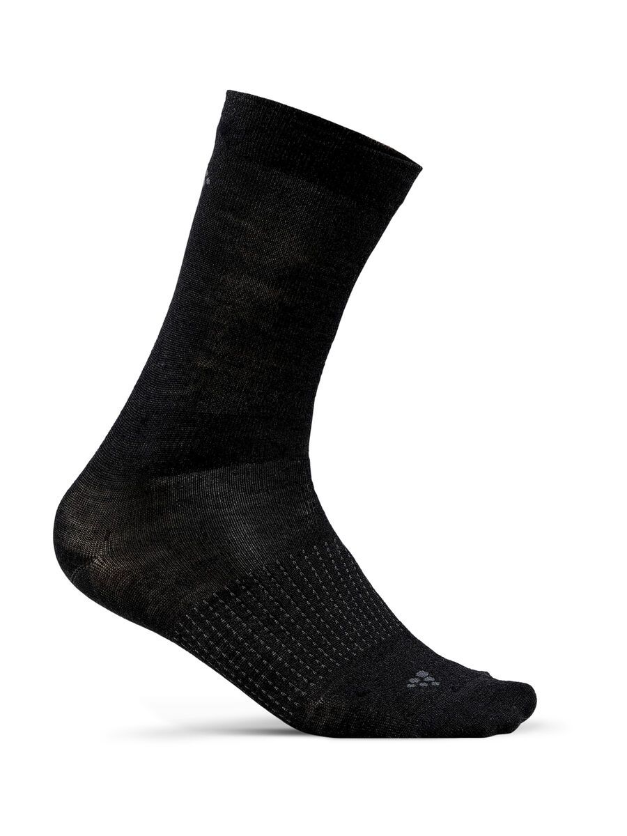 Craft Core Wool Liner Sock - 2er Pack, black - Bild 1