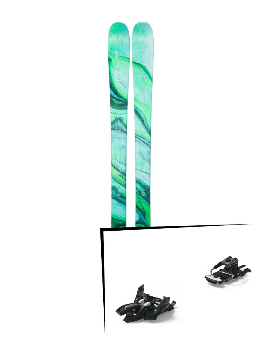 Set: Line Pandora 84 2019 + Marker Alpinist 12 Long Travel black/titanium - Bild 1