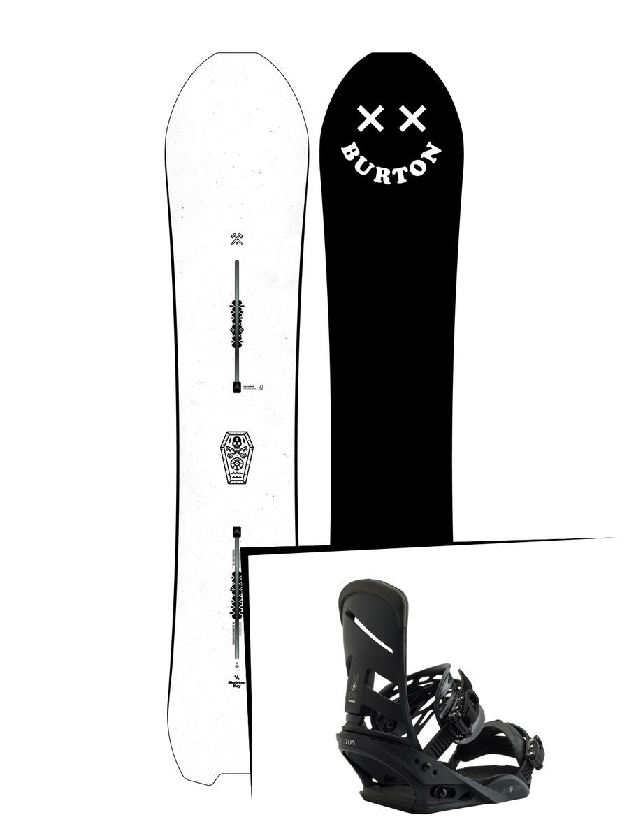 Set: Burton Skeleton Key 2019 + Burton Mission blackish - Bild 1