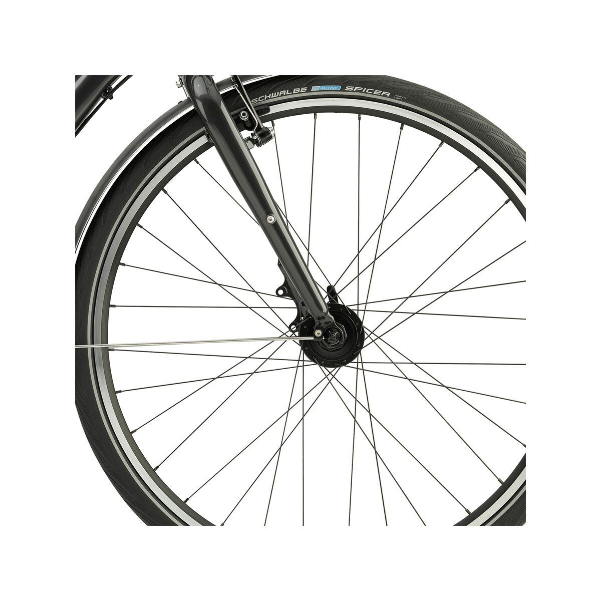 Cannondale Tesoro Mixte 3, matte nearly black w/ gloss jet black details - Bild 2