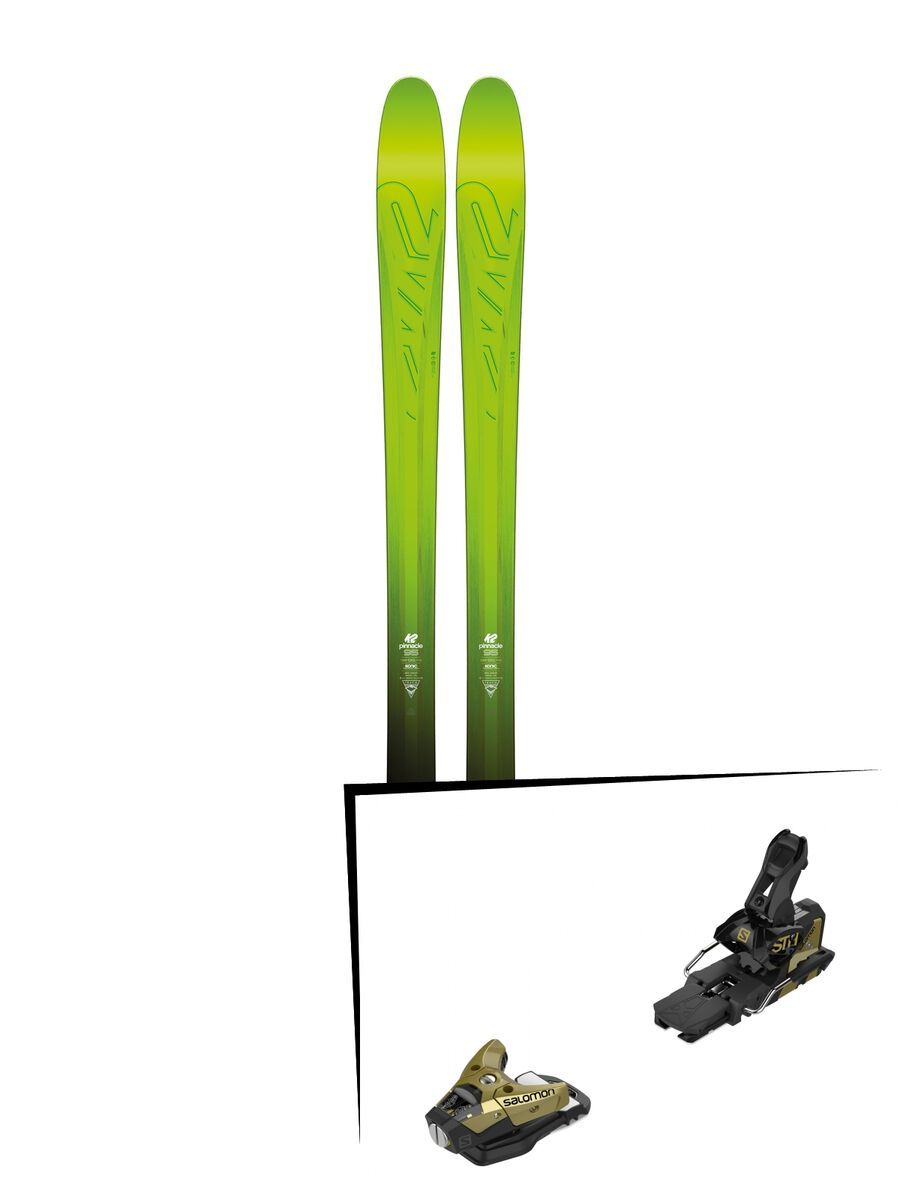 Set: K2 SKI Pinnacle 95 2017 + Salomon STH2 WTR 16 (2212360) - Bild 1