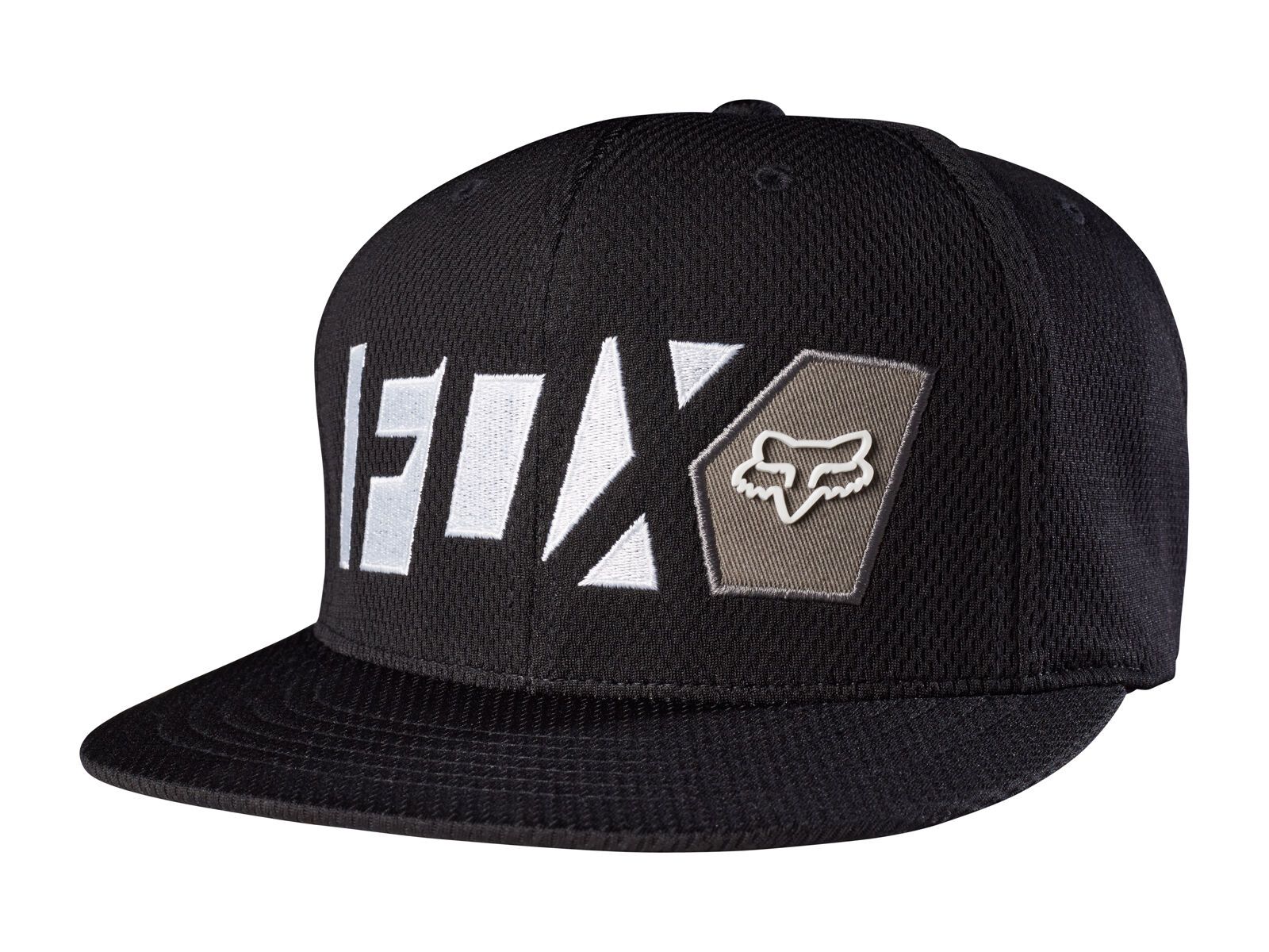 Fox Lead Stretch Snapback Hat, black - Bild 1