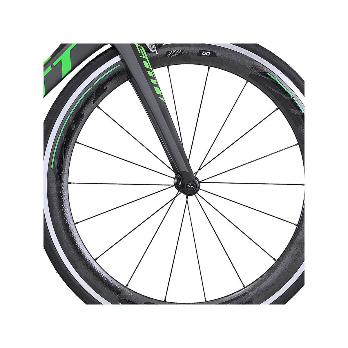 Scott Foil Team Issue, black/anthracite/green - Bild 4