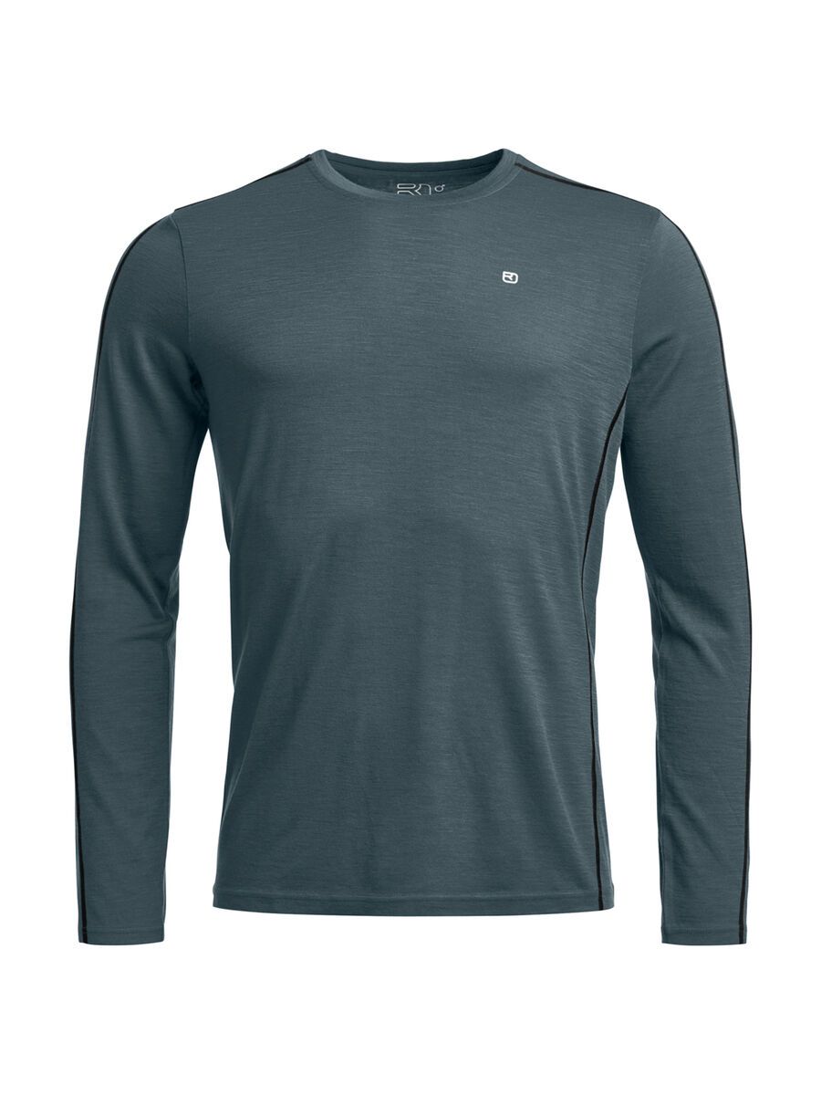 Ortovox 185 Rock'n'wool Long Sleeve M, dark arctic grey - Bild 1